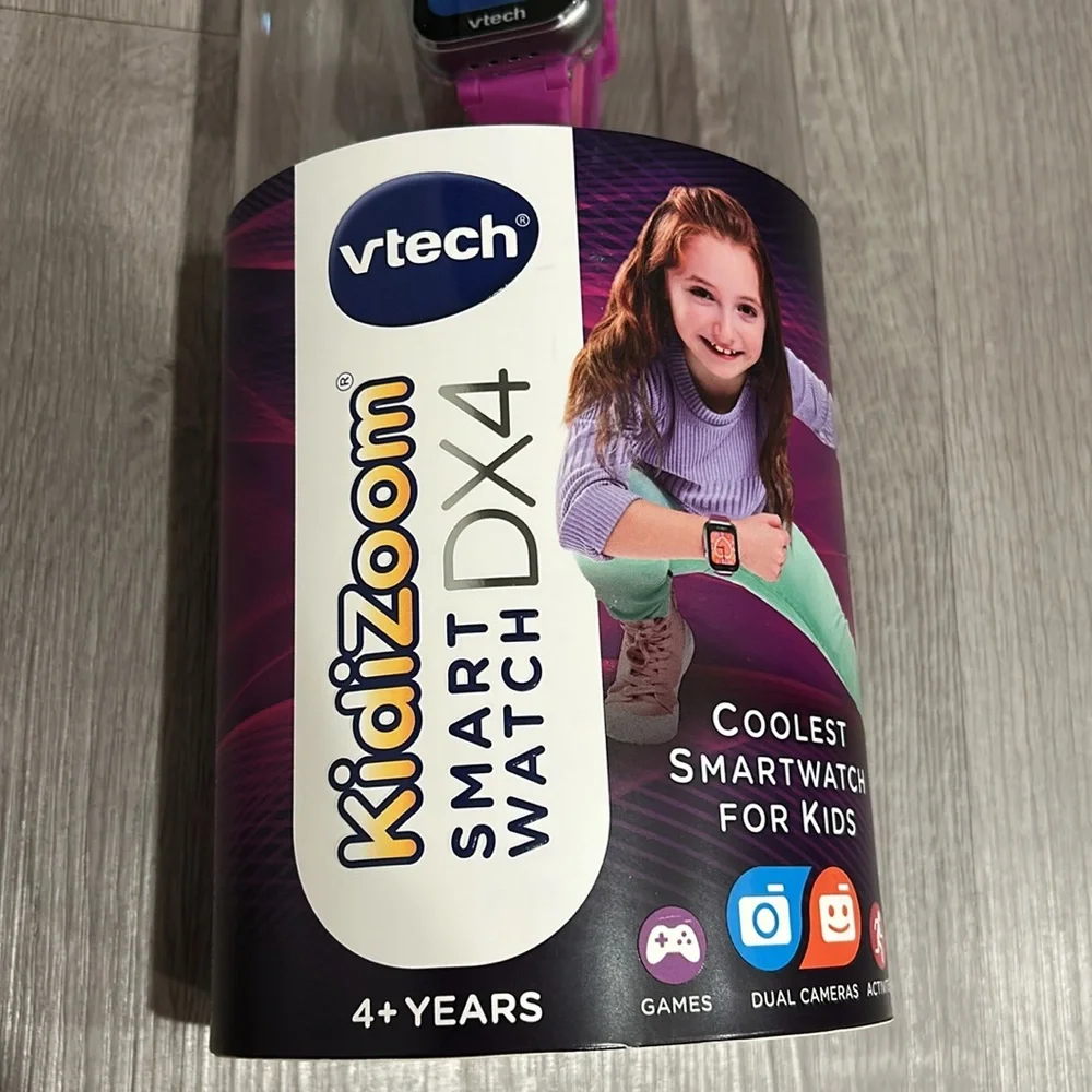 VTech KidiZoom Smartwatch DX4, Pink